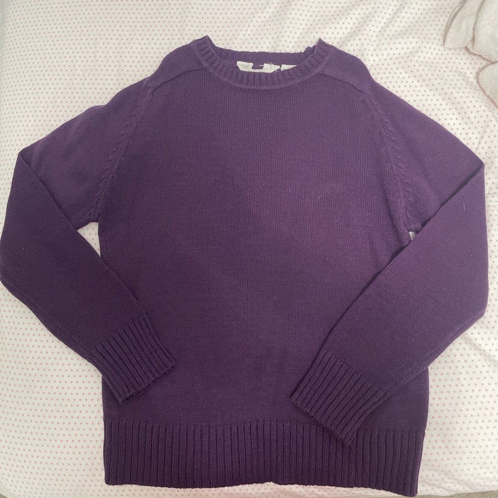 Hudson Jeans Deep Purple Knit Sweater